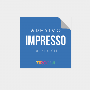 Adesivo 1,00X1,00 Adesivo Vinil Branco 1,00X1,00 4x0 Vinil Refilado 