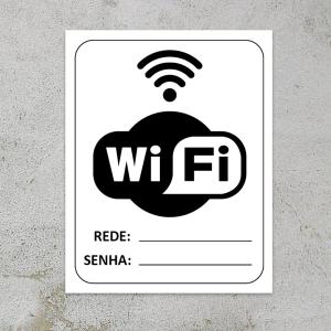 Placa Wi Fi PS 2mm Personalizado 4x0 Impressão UV Corte reto 