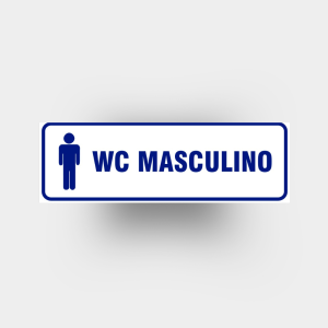 WC MASCULINO   4x0 (só frente) Impressão Digital Corte Reto 